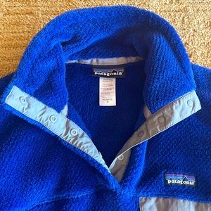 Patagonia Re-Tool Snap-T Fleece Pullover Blue Women’s Medium
